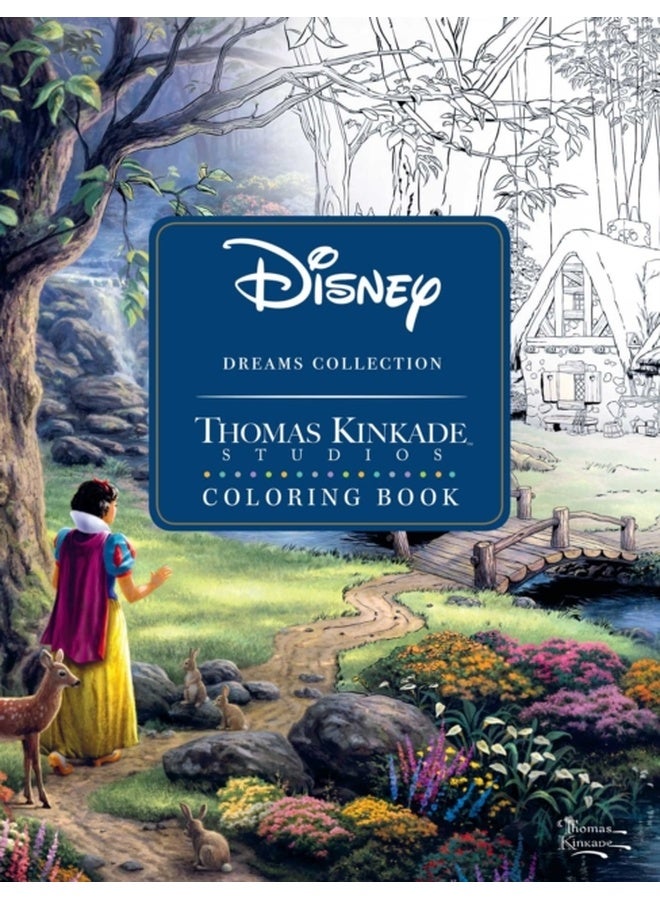 Disney Dreams Collection Thomas Kinkade Studios Coloring Book 