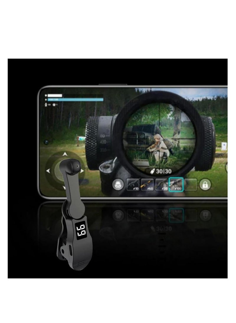 SYOSI - Screen Auto Clicker Tapper, for Smart Phone Apps Video Live Streaming Gadget Fast Click, Simulation Finger Continuous Click for Games, Live Broadcasts Likes, Reward Tasks, Mute Design (Black) - Image 1