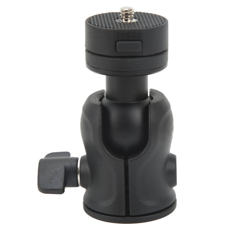 2 in 1 Mini Tripod Ball Head 360 Degree Ball Head Camera Mount with 1/4in Screw for Monopod Sliding Rail - Image 5
