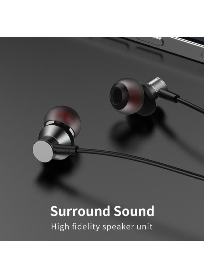 لانيكس سماعة أذن سلكية معدنية من LANEX LE17 TYPE-C بصوت ستيريو - TARNISH - Image 5