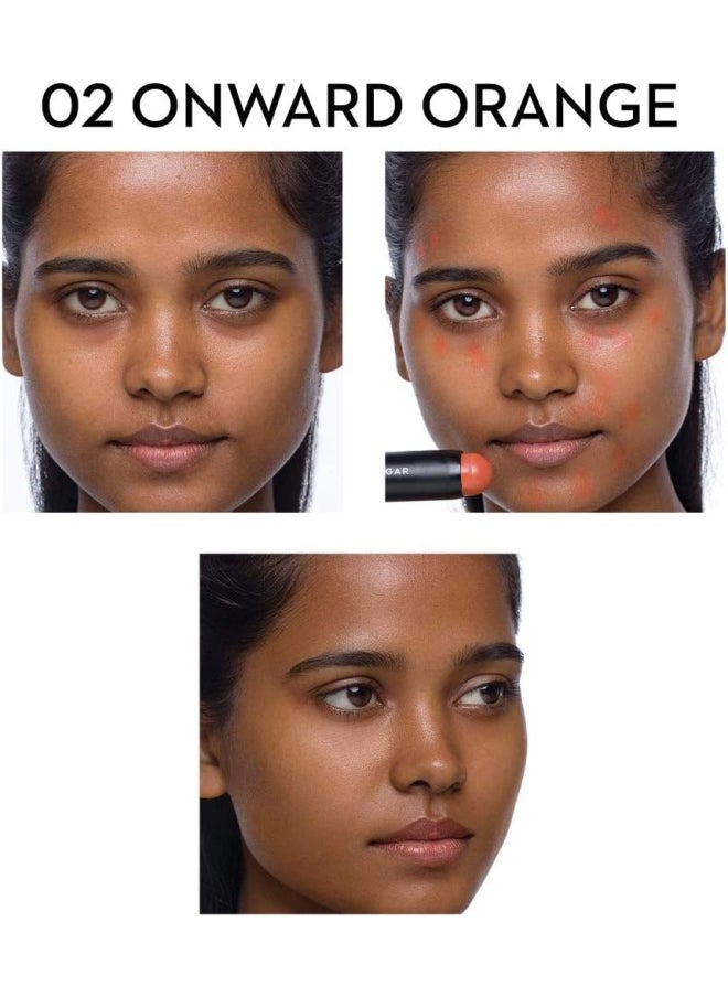 SUGAR Cosmetics - Face Fwd Corrector Stick - 02 Onward Orange (Orange) Longlasting Formula, Lightweight - Image 1