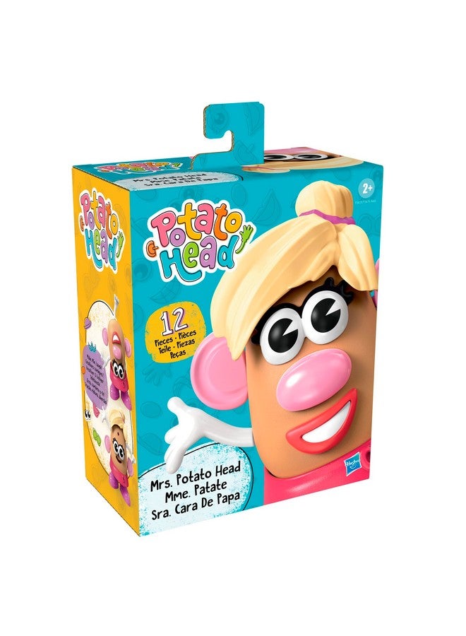 Mr. Potato Head Mrs. Potato Head Set with 12 Parts and Pieces, Toddler and Preschool Toys for 2 Year Old Boys and Girls and Up - Image 2