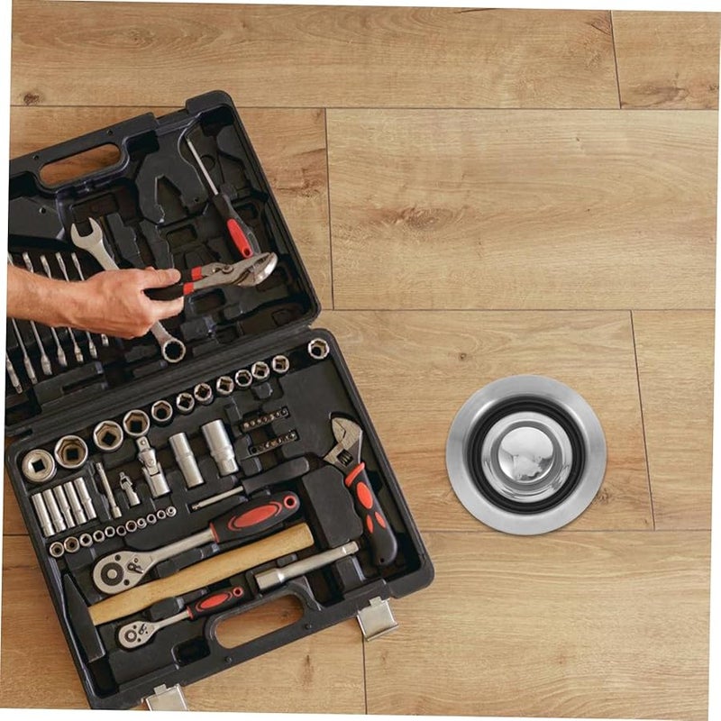 Lifkome بديل سدادة حوض الفولاذ المقاوم للصدأ للتصريف القياسي للتخلص من النفايات - Image 5