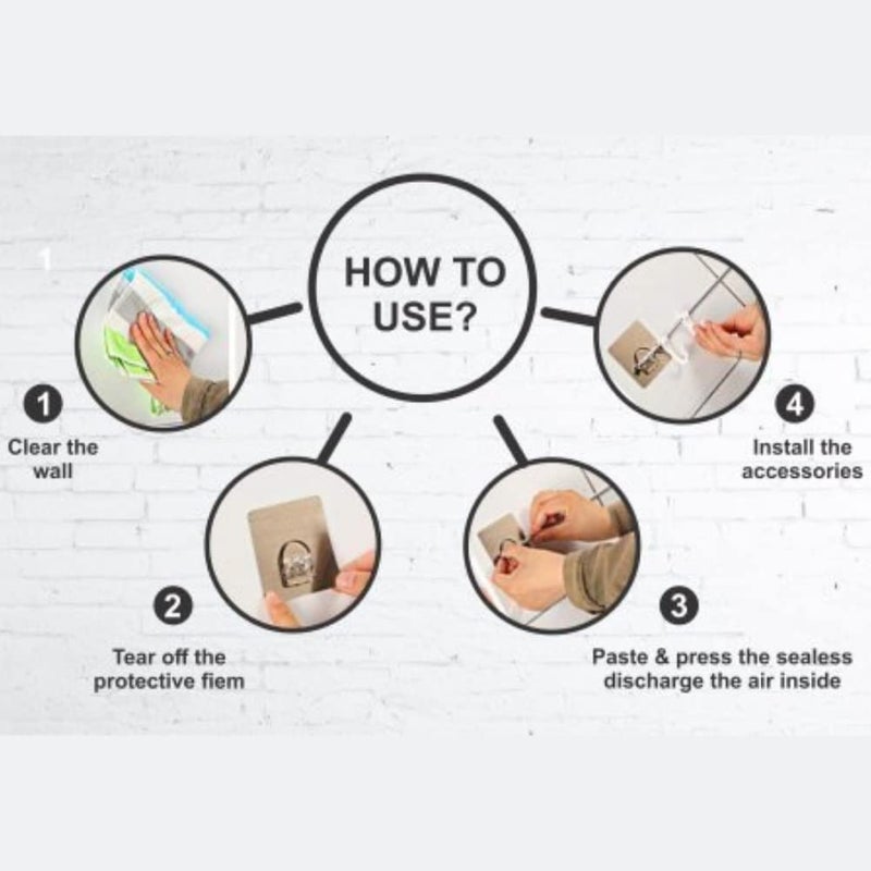 iSTAR Self Adhesive Sticker ABS Plastic Hand Towel Ring Holder for Bathroom Washbasin Towel Hanger Unbreakable Napkin Holder Stand for Kitchen Bathroom Accessroies, (Pink) Pack of 1 - Image 3