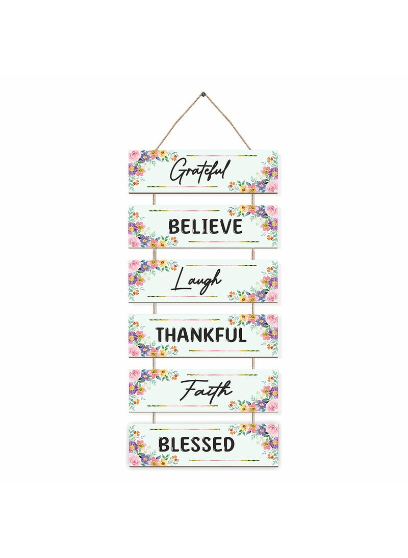 Paper Plane Design PAPER PLANE DESIGN Front Door Decor Wood Hanging Sign Wall Decorations for Home (Style-1)  - Image 1
