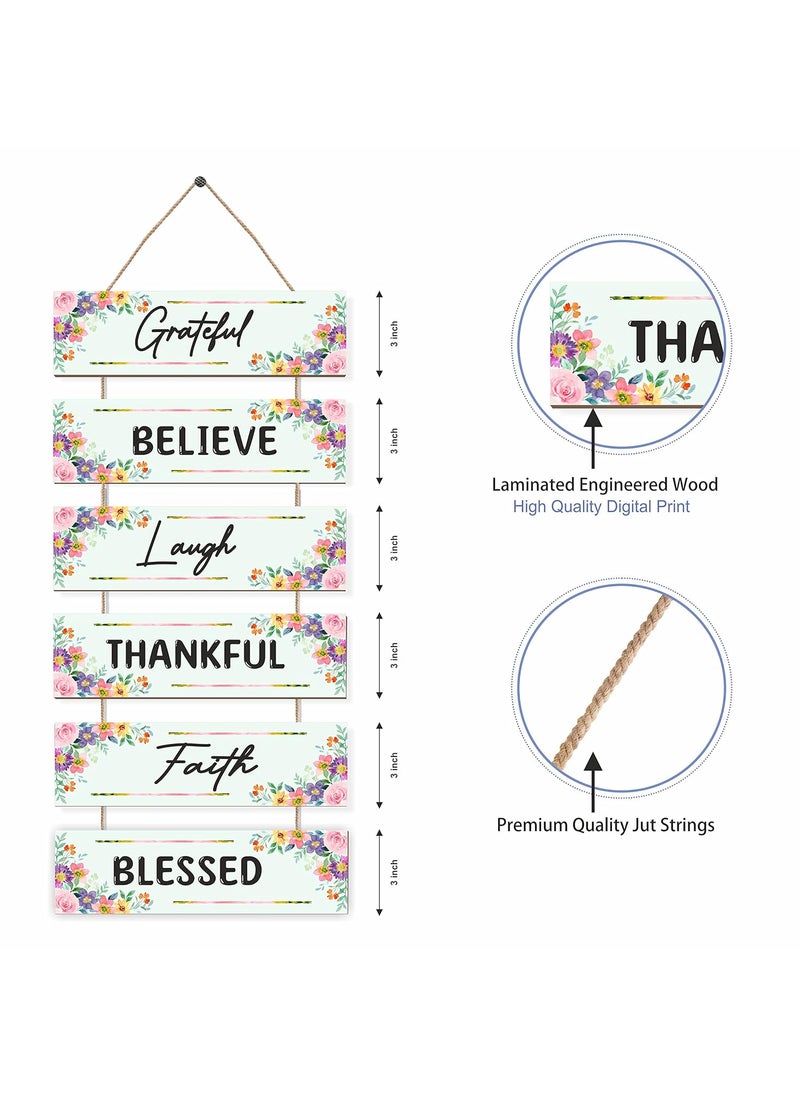 Paper Plane Design PAPER PLANE DESIGN Front Door Decor Wood Hanging Sign Wall Decorations for Home (Style-1)  - Image 3