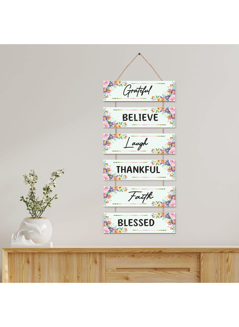 Paper Plane Design PAPER PLANE DESIGN Front Door Decor Wood Hanging Sign Wall Decorations for Home (Style-1)  - Image 2