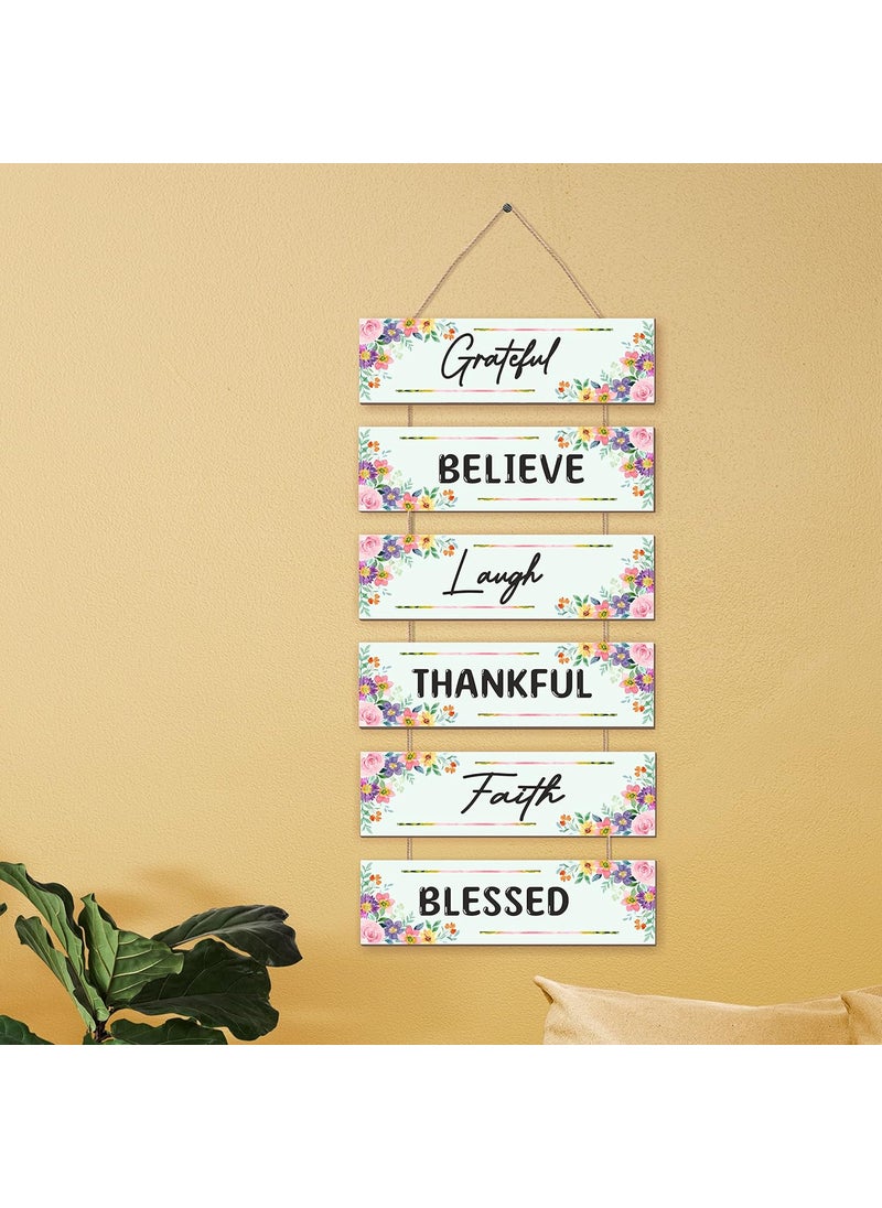 Paper Plane Design PAPER PLANE DESIGN Front Door Decor Wood Hanging Sign Wall Decorations for Home (Style-1)  - Image 4