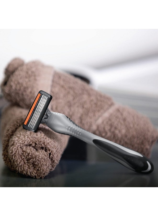 بيك فليكس 4 شفرات حلاقة حساسة من التيتانيوم للاستعمال مرة واحدة للرجال للحصول على حلاقة ناعمة ومريحة للغاية 10 قطع ماكينة حلاقة للاستعمال مرة واحدة مع 4 شفرات - Image 4