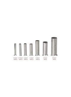 The Bros 600 Piece Wire Sleeve Terminal Kit, Tinned Copper Crimp Connector Awg 22-10, 7 Sets of Terminal Connector Wire Sleeves, Non-Insulated Sleeve Pin Wire Terminal Assembly Kit  - Image 2