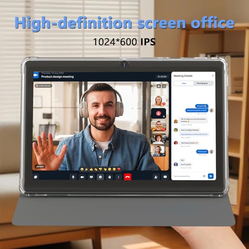 ZZB Tablet with Case 7 inch Tablet Android 14, 8GB RAM (5GB Expandable) 32GB ROM 7" Tabletas Supports 1TB MicroSD, Long Battery Dual Camera Tableta 5G WiFi-6 Android tablets with Tablets Protective Cover - Image 2