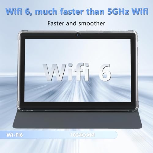 ZZB Tablet with Case 7 inch Tablet Android 14, 8GB RAM (5GB Expandable) 32GB ROM 7" Tabletas Supports 1TB MicroSD, Long Battery Dual Camera Tableta 5G WiFi-6 Android tablets with Tablets Protective Cover - Image 5