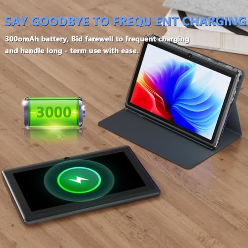 ZZB Tablet with Case 7 inch Tablet Android 14, 8GB RAM (5GB Expandable) 32GB ROM 7" Tabletas Supports 1TB MicroSD, Long Battery Dual Camera Tableta 5G WiFi-6 Android tablets with Tablets Protective Cover - Image 4