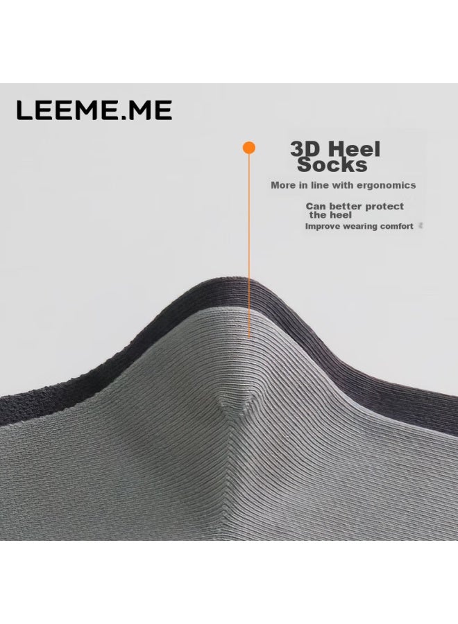 Leeme.me Li Mi جوارب رجالية، جوارب منتصف الساق مقاومة للروائح للربيع، جوارب طويلة شبكية قابلة للتنفس، 4 ألوان - Image 5
