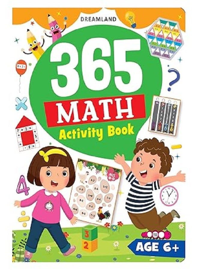 365 Maths Activity Book for Kids Age 6 8