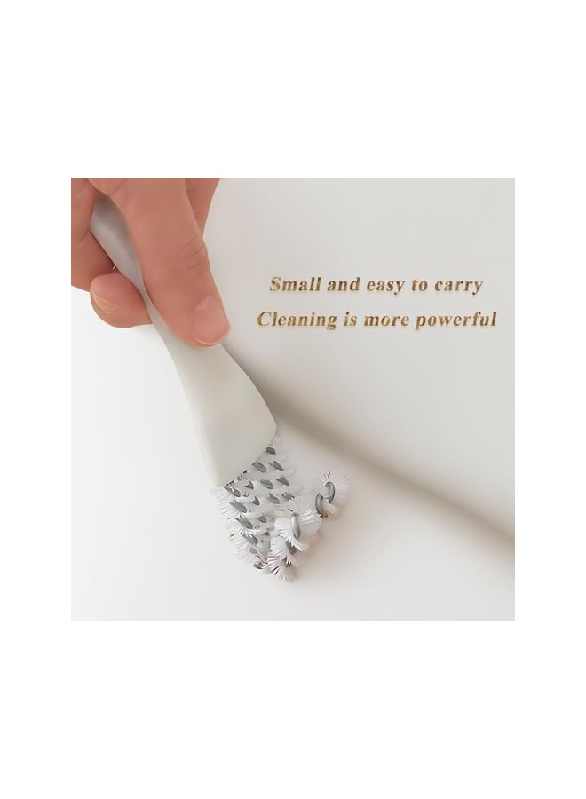 promass Multifunctional Kitchen cleaning brush, 2-in-1 Cleaning Tools for Stove, Sink, Countertop, Grills & Gaps, Tough Materials Scrubber with Ergonomic Handle for kitchen cleaning （4 pack） - Image 3