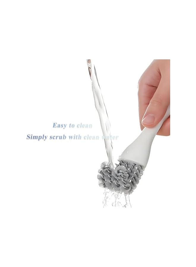 promass Multifunctional Kitchen cleaning brush, 2-in-1 Cleaning Tools for Stove, Sink, Countertop, Grills & Gaps, Tough Materials Scrubber with Ergonomic Handle for kitchen cleaning （4 pack） - Image 5