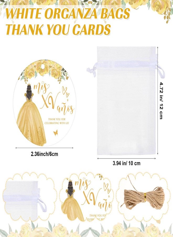 Sliner 25 Sets Quinceanera Party Favors for Guests 15 Birthday Keychain 15 Years Old Bottle Opener Thank You Tags Quinceanera Gift 15 Birthday Quince Party Souvenirs for Girl Adults - Image 3