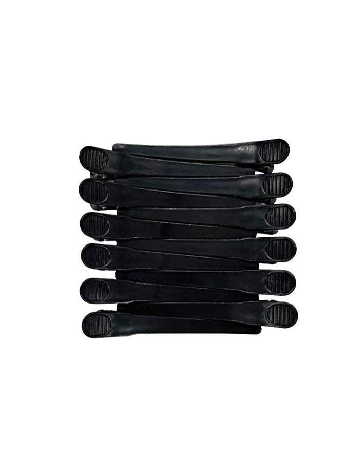 12-Piece Soft-Touch Sectioning Clips Black 35grams - pzsku/ZA57B36CEC6860322B1CDZ/45/_/1718879695/85a53c6a-0b7e-4d96-a15d-0e48ecf490a6