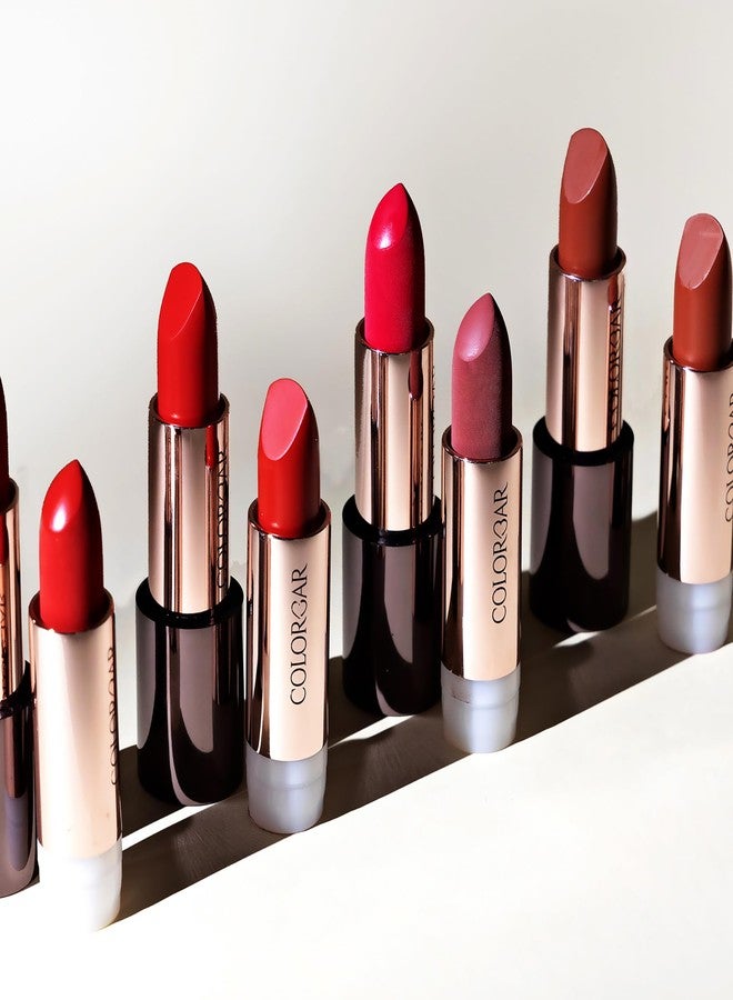 Colorbar Take Me As I Am Vegan Matte Lipstick - Long Lasting Lipstick - Enriched with Vitamin E and Tea Tree Oil - 012 Seductive Tan - 0.14 oz - Image 4