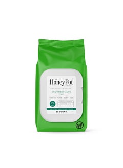 the Honey Pot company The Honey Pot Company - Feminine Wipes - Daily PH Balancing and Sulfate Free Feminine Products for Parts, Body, or Face - Cucumber Aloe 30 ct. 