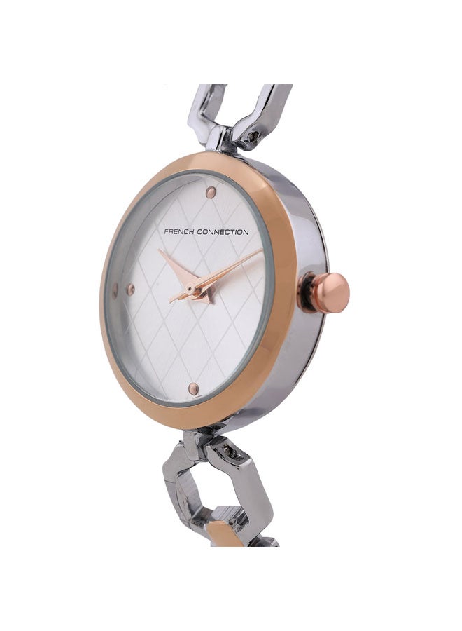French Connection 28mm Women's Quartz Watch with Silver Dial - Image 2