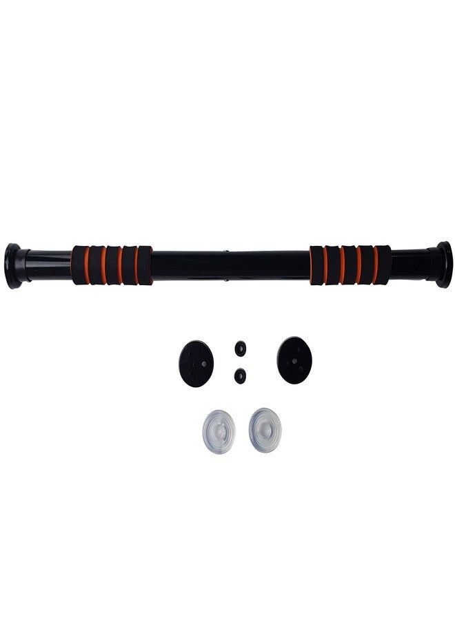 LAFILLETTE Adjustable Abdominal Training Bar, Exercise Bar, Pull-up Door Bar, Multi-Exerciser with Adjustable Size (Red) - Image 1