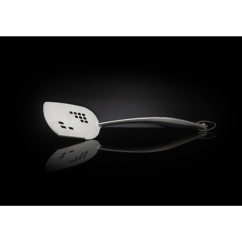 Napoleon PRO Spatula - Stainless Steel, Oversized Head, Integrated Bottle Opener, Serrated Edge for Slicing and Trimming - Image 2