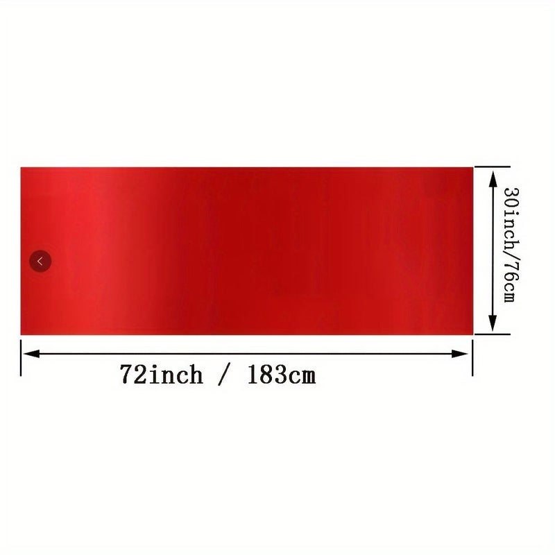 Hot Pink 6Ft Double Organza Table Skirt for Party Wedding Decorations - Image 3
