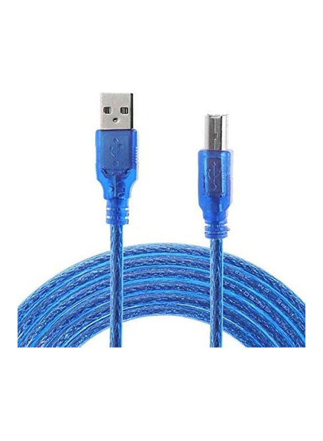 3M -Usb 2 0 A To B Male Adapter 480Mbps Data Cable For Epson Canon Hp Printer Scanner Lot Blue - Image 2