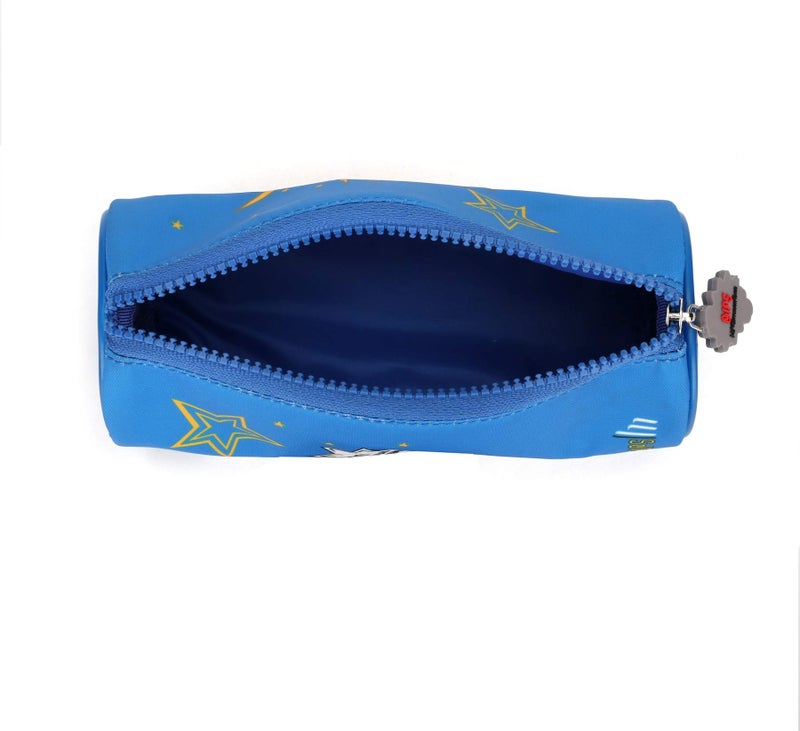 QIPS Cylindrical Shaped Zip Closure Printed Pencil Bag (Superhero Art) - Image 5