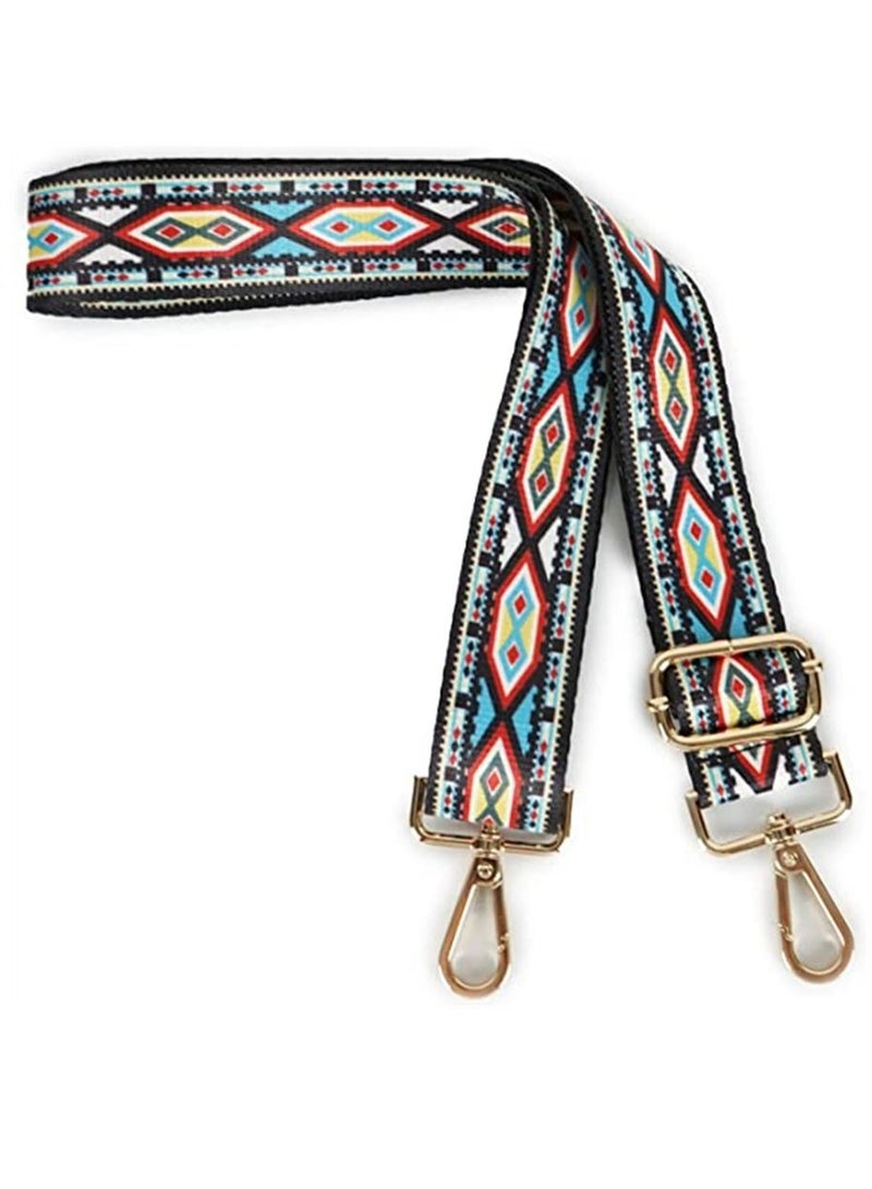 SYOSI Bag Shoulder Strap Women's Crossbody Shoulder Bag Strap Adjustable Leopard Guitar Strap Ribbon Long Shoulder Belt Women's Bag Accessories Replacement Belt Crossbody Belt Ethnic Style Bandwidth Bag  - Image 5