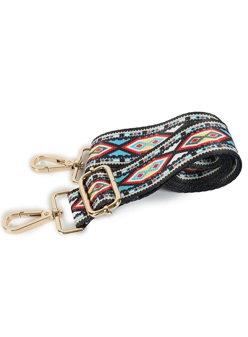 SYOSI Bag Shoulder Strap Women's Crossbody Shoulder Bag Strap Adjustable Leopard Guitar Strap Ribbon Long Shoulder Belt Women's Bag Accessories Replacement Belt Crossbody Belt Ethnic Style Bandwidth Bag  - Image 3