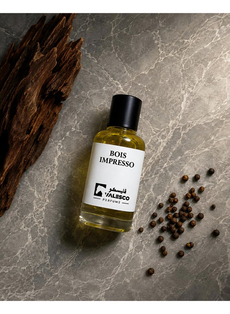 VALESCO BOIS IMPRESSO Extrait de Parfum 50ml Unisex Long Lasting Woody Aromatic Perfume with Basil, Vetiver & Patchouli - Image 5
