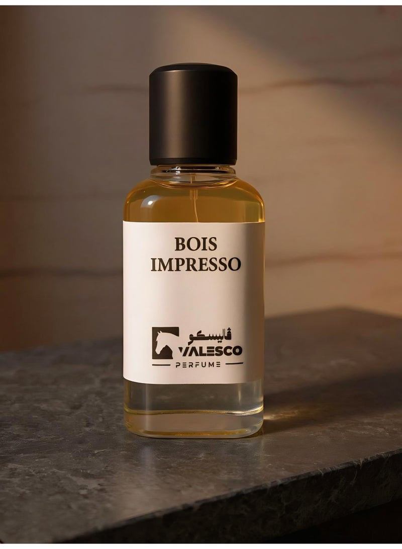 VALESCO BOIS IMPRESSO Extrait de Parfum 50ml Unisex Long Lasting Woody Aromatic Perfume with Basil, Vetiver & Patchouli - Image 4