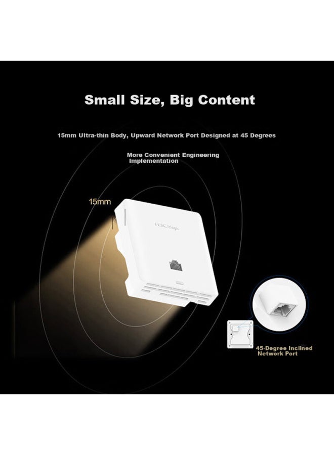 H3c New H3c Wireless Ap Dual-band Gigabit Pl800 Be5100 Panel Wifi 7 Wireless Ap Access Point - Image 2