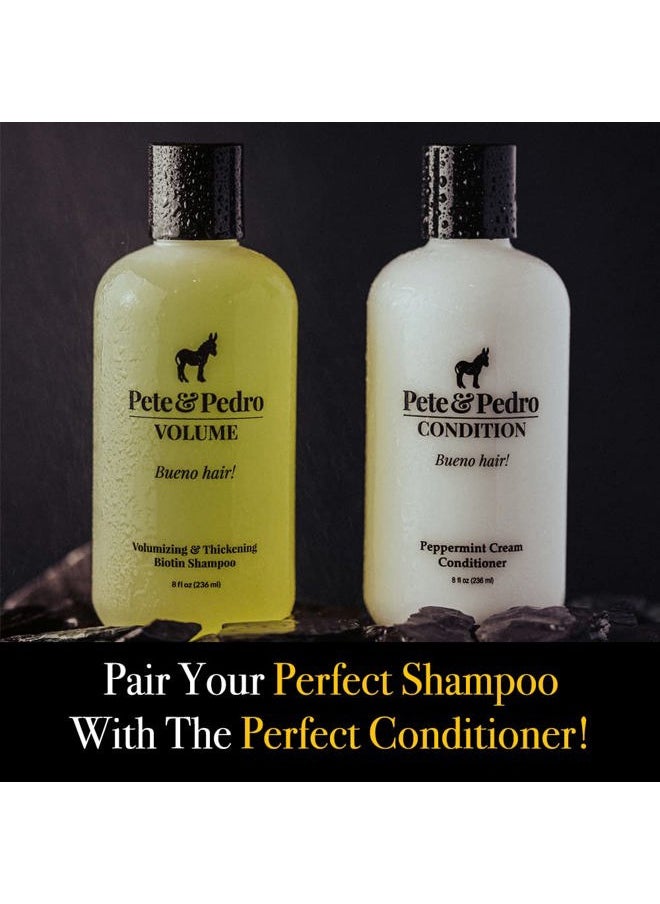 Pete & Pedro - VOLUME - Volumizing & Thickening Biotin Hair Strengthening Men's Shampoo | As Seen on Shark Tank, 8.5 oz. - Image 1