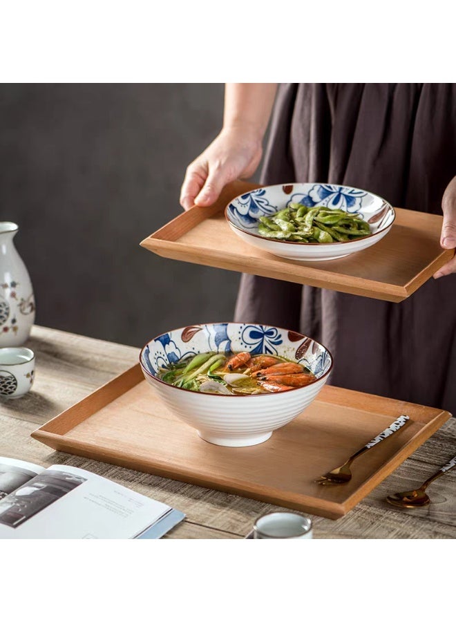 طقم صواني تقديم خشب 3 قطع – مقاسات مختلفة - Image 5