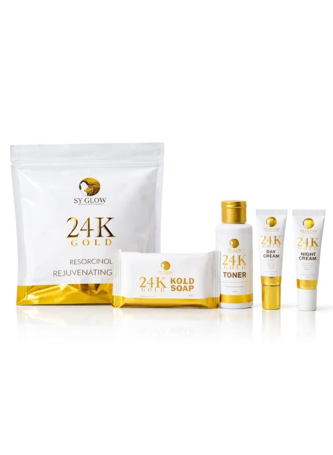 SY GLOW 24K Gold Resorcinol Rejuvenating Set - Image 1