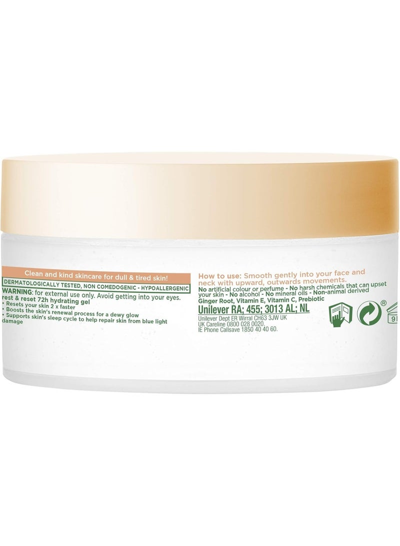 simple جل ترطيب بسيط Protect 'N' Glow Rest and Reset 72 ساعة خالي من القسوة ونباتي لتعزيز البشرة المتألقة 50 مل - Image 4