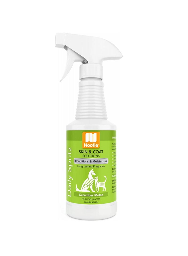 nootie Nootie Daily Spritz Conditions & Moisturizes Cucumber Melon 16 Oz