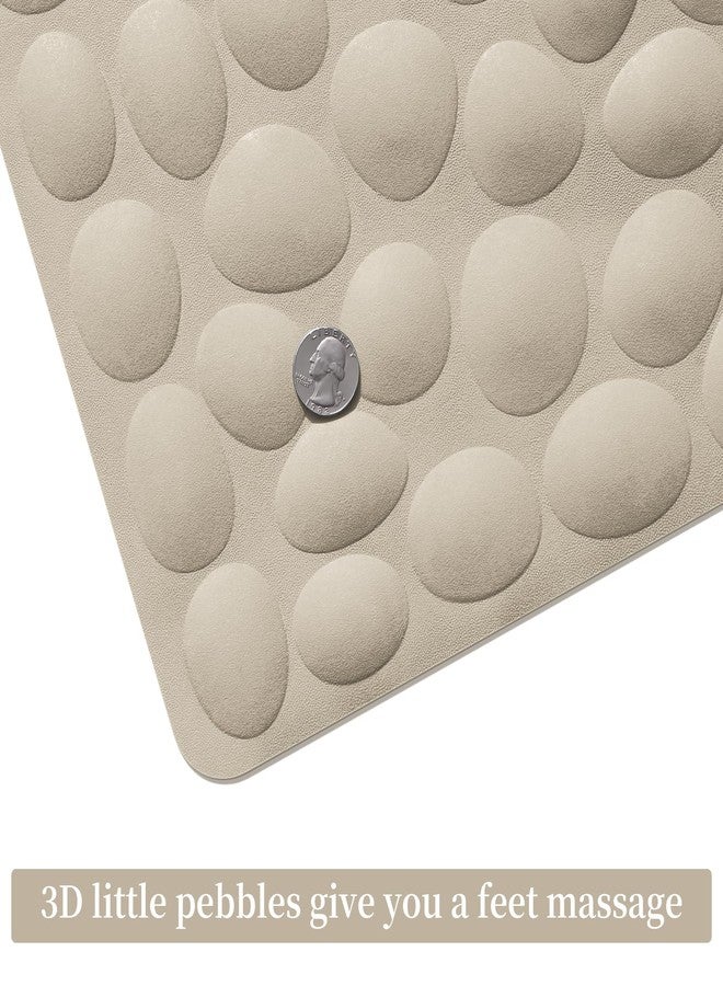 OTHWAY Bathtub Mat Non Slip, Rubber Bath Mat for Kids for Baby, 16x31.5 inch Large Bath Mats for Bathroom Tub with Strong Suction Cups (Brown) - Image 5