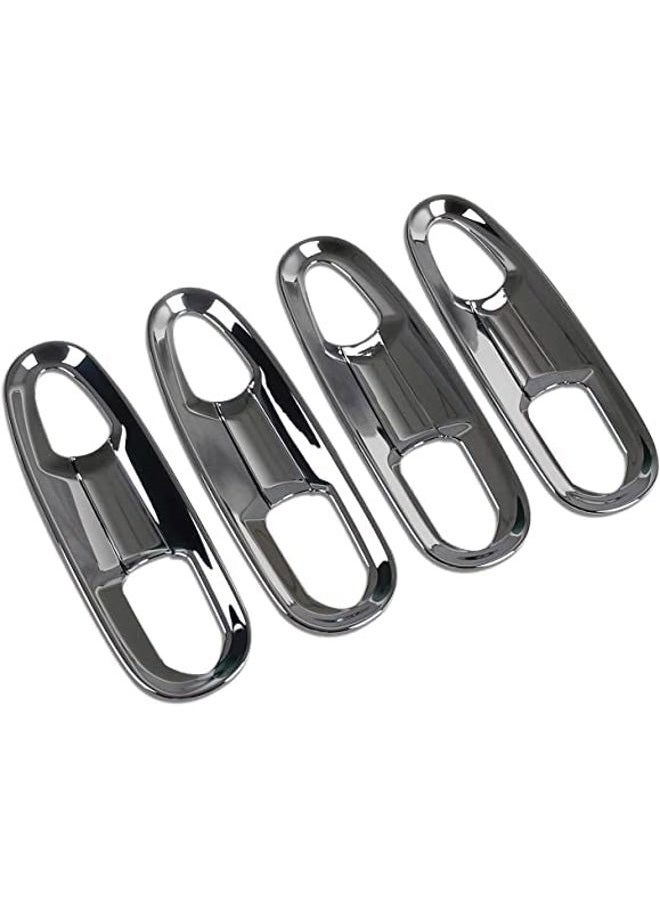 Eynpire 7050 Chrome Plated Exterior Door Handle Bowl Cover Trim Compatible with 2021-2023 Toyota Sienna - Image 1