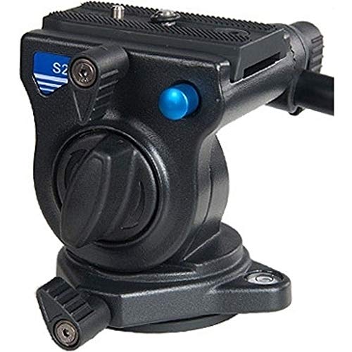 Benro Aluminum 3 Series Twist-Lock Video Monopod Kit w/ 3-Foot Articulating Base and S2 Video Head (A38TDS2), Black - Image 3