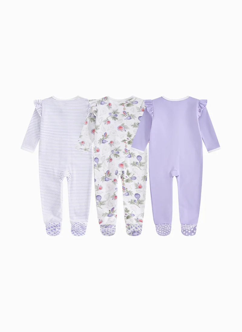 بالابالا Baby Girl Baby Straight Open Jumpsuit