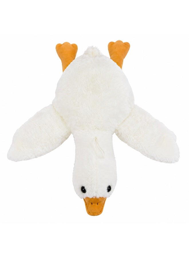 White Goose Plush Puppet Toy 45Cm Soft Plush Character Doll For Kids And Playtime - Image 1