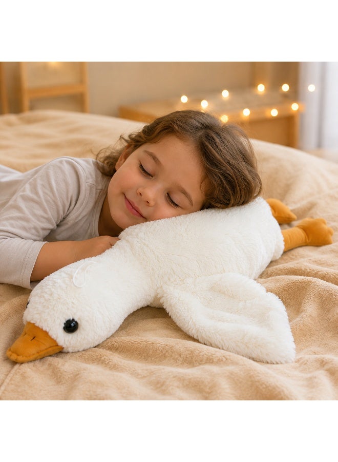 White Goose Plush Puppet Toy 45Cm Soft Plush Character Doll For Kids And Playtime - Image 3