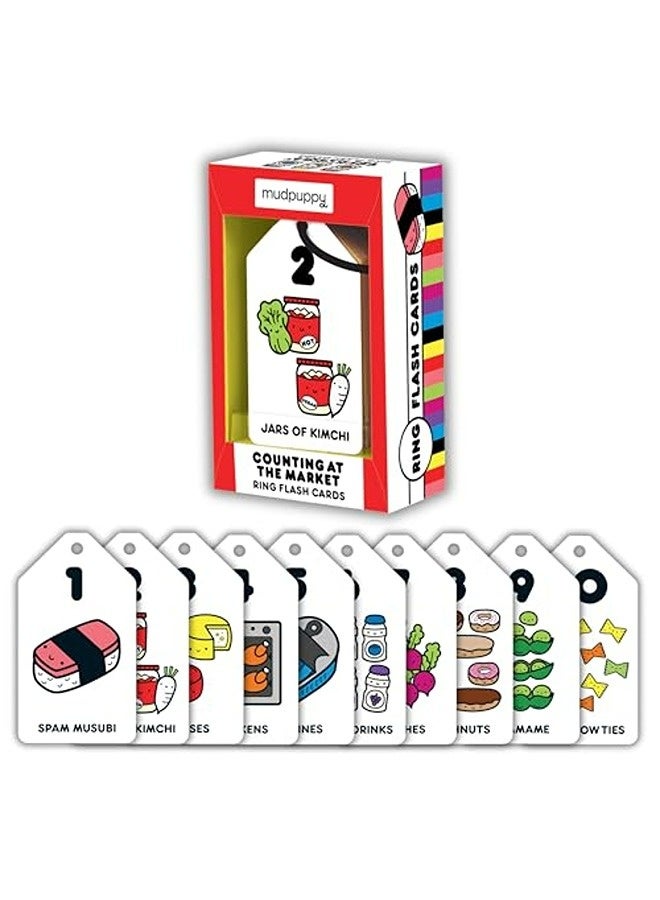 Flashcard Ring Counting at the Market Numbers