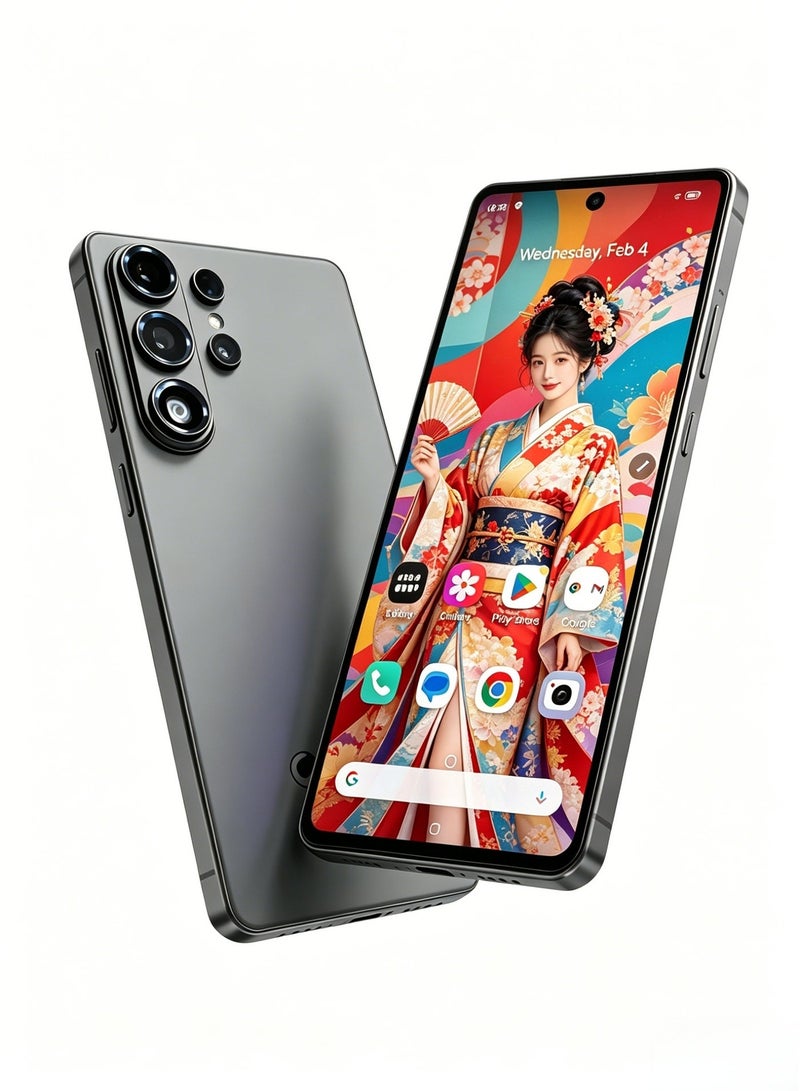 CCIT S26 Ultra+ Smartphone, 16GB RAM, 1TB Storage, 6.8-inch Incell LCD, 6000mAh Battery - Grey Black - Image 3