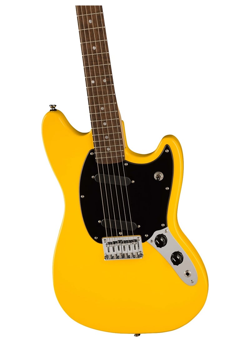 FENDER - Fender 0373651574 Fender FSR Squier Sonic Mustang Electric Guitar in Graffiti Yellow - Image 1